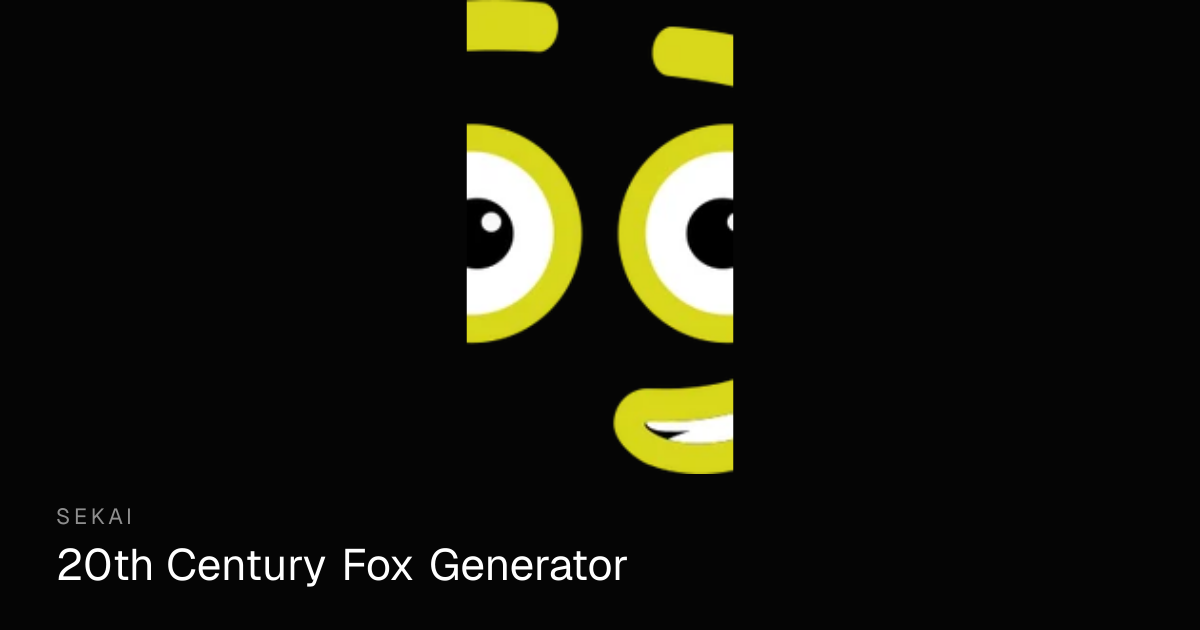 20th Century Fox Generator - Free Fox Intro Maker | Sekai