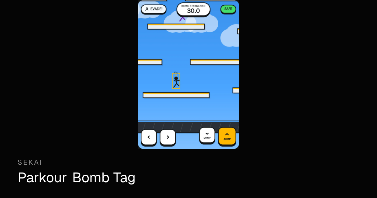 Parkour Bomb Tag - Free Action Game Online | Sekai