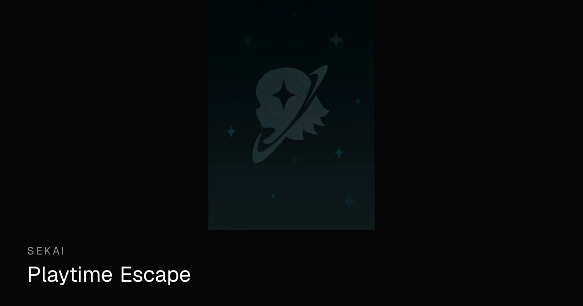 Playtime Escape - Play Free Unblocked Online | Sekai