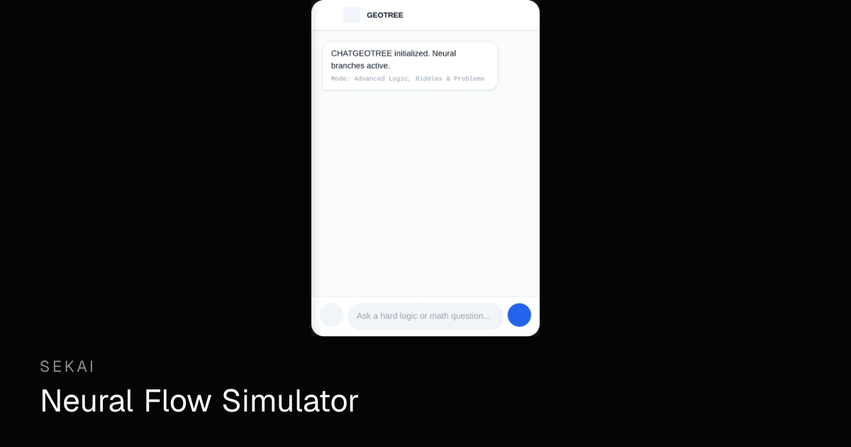 Neural Flow Simulator - AI Simulator Game Online | Sekai