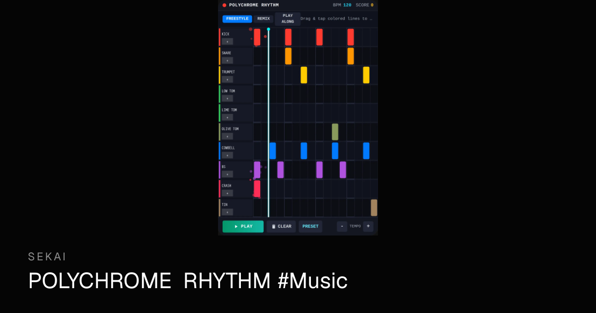 POLYCHROME RHYTHM - Free Music Rhythm Game | Sekai