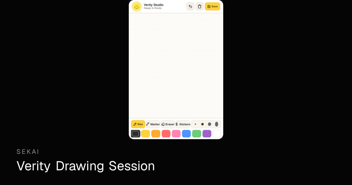 Verity Drawing Session - Free Online Drawing Game | Sekai