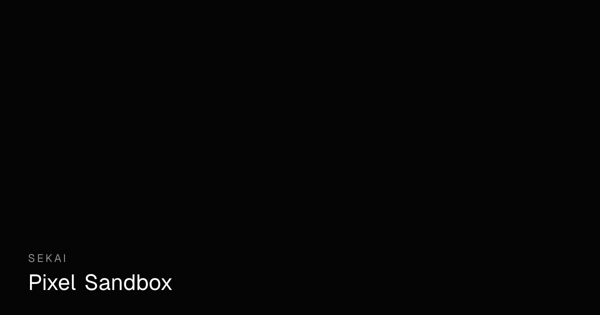 Pixel Sandbox - Particle Simulator Online | Sekai