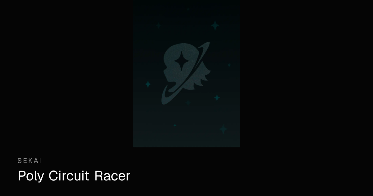Poly Circuit Racer - Play Unblocked Online | Sekai