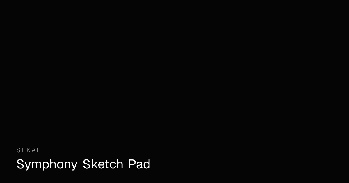 Symphony Sketch Pad - Free Music Creator Online | Sekai