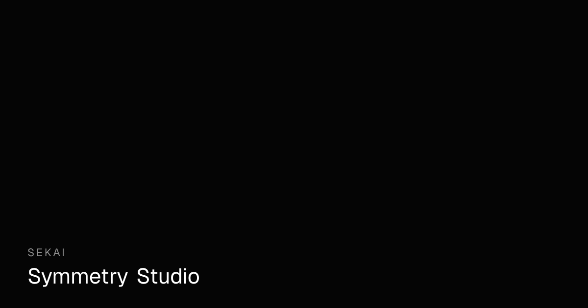 Symmetry Studio - Free Symmetry Drawing Tool | Sekai