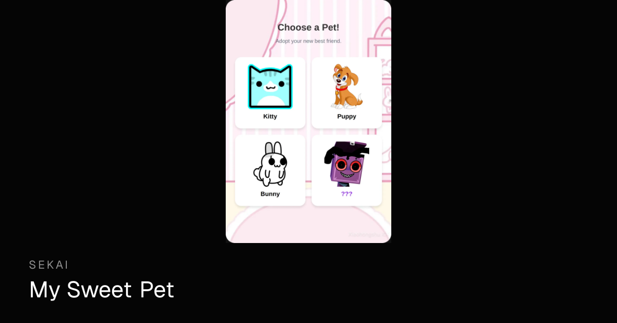 My Sweet Pet - Play Free Horror Game Online | Sekai
