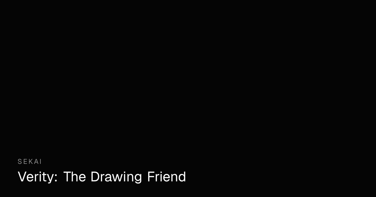 Verity: The Drawing Friend - Rate My Drawing | Sekai
